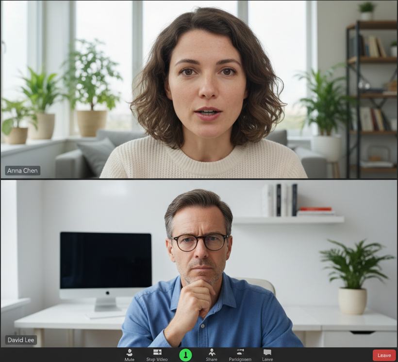 Video Meeting Interface